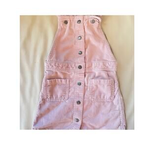 Old Navy Girl’s Blush Pink Corduroy Jumper Dress Size XS (5)